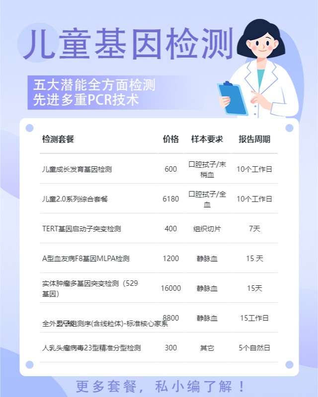 北京儿童天赋基因检测方法有哪些